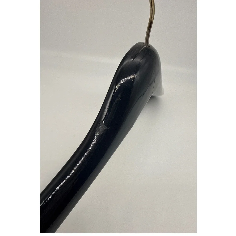 Vintage Fitwell 1 C. Birnbaum Ltd Black Wood Suit Hanger Clothes Germany Wide